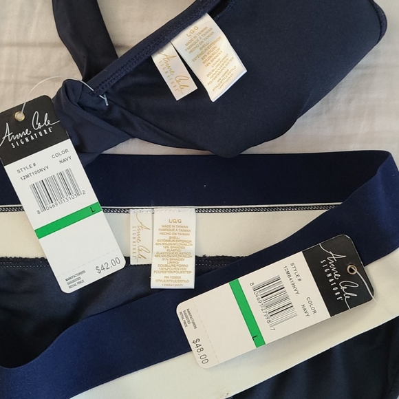 Navy Blue Bikini Set - Picture 4 of 7